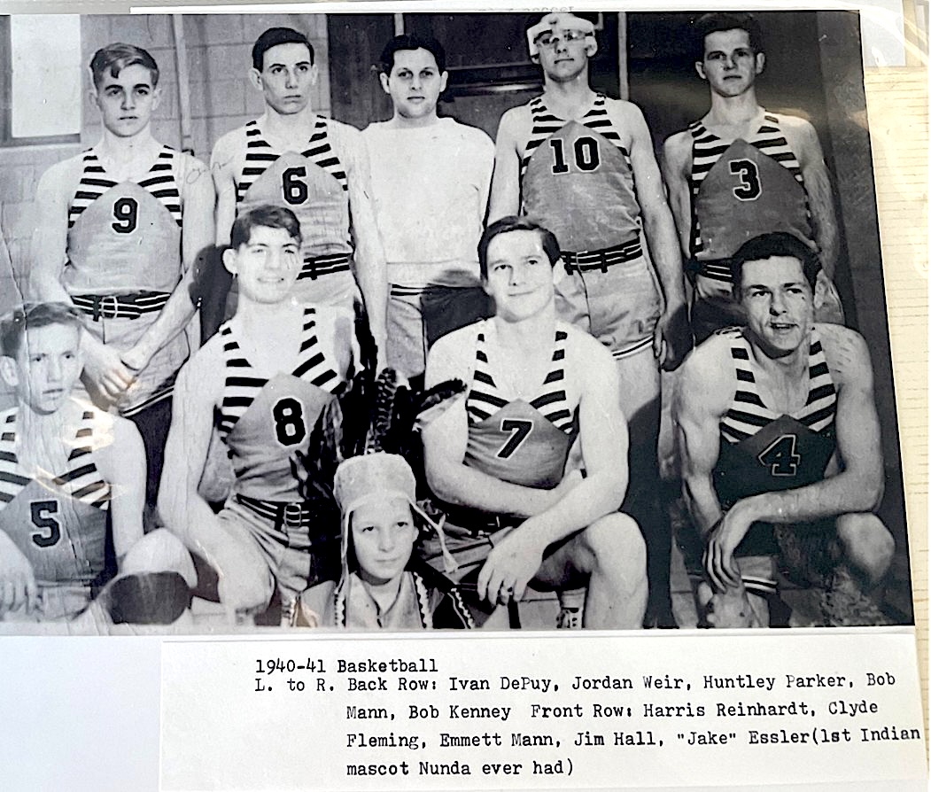 1940-41 Nunda basketball team